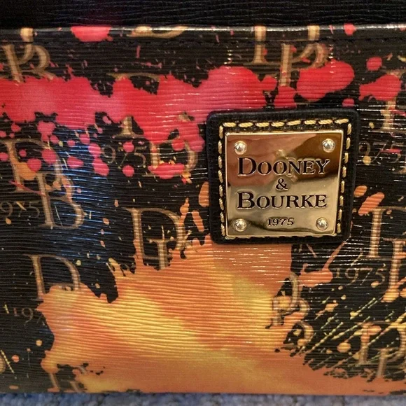 Dooney & Bourke Black Multicolor Bag - Picture 3 of 11